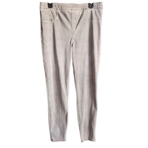 SPANX Ankle Skinny Jeans in Taupe/Gray Sz XL